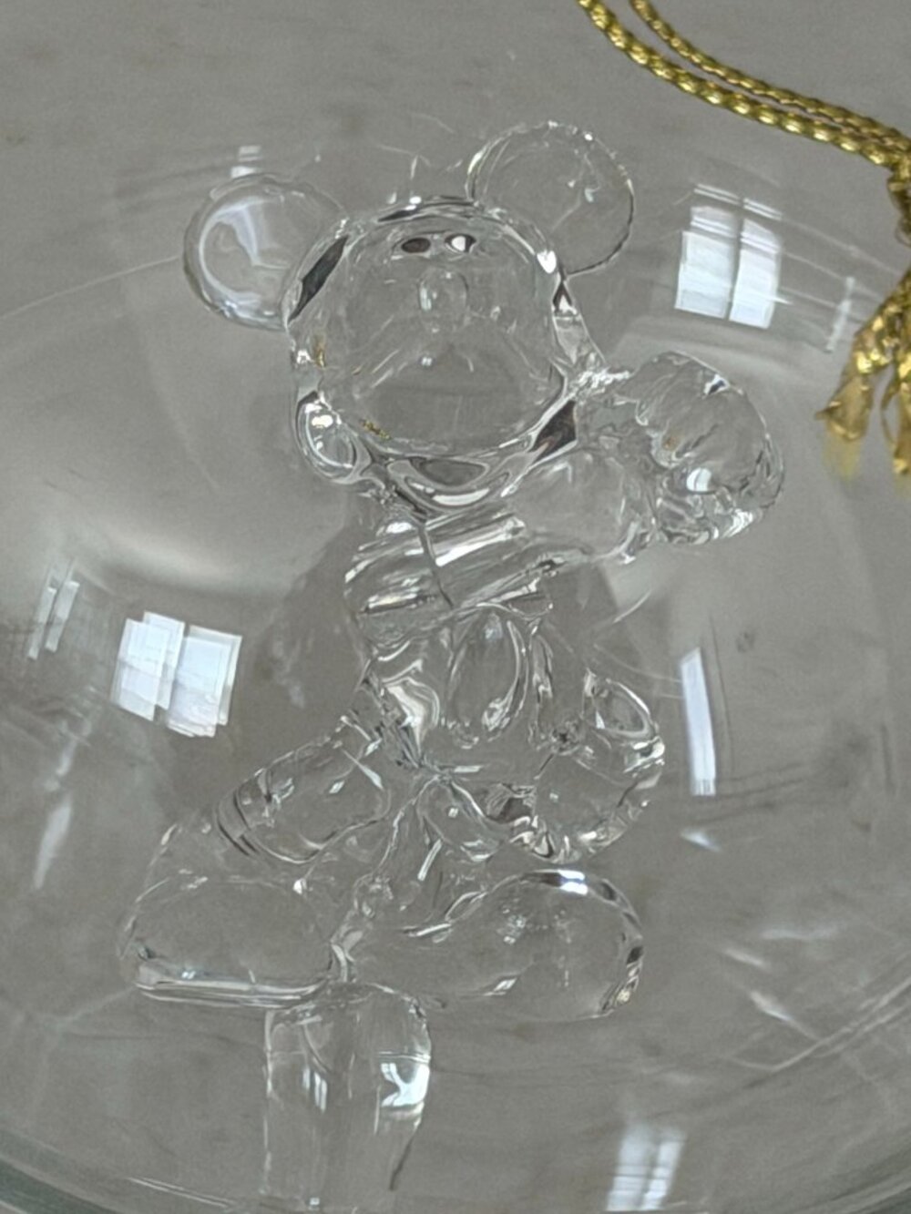 Arribas Brothers Mickey Mouse Glass Ornament Disney World - Picture 3 of 4